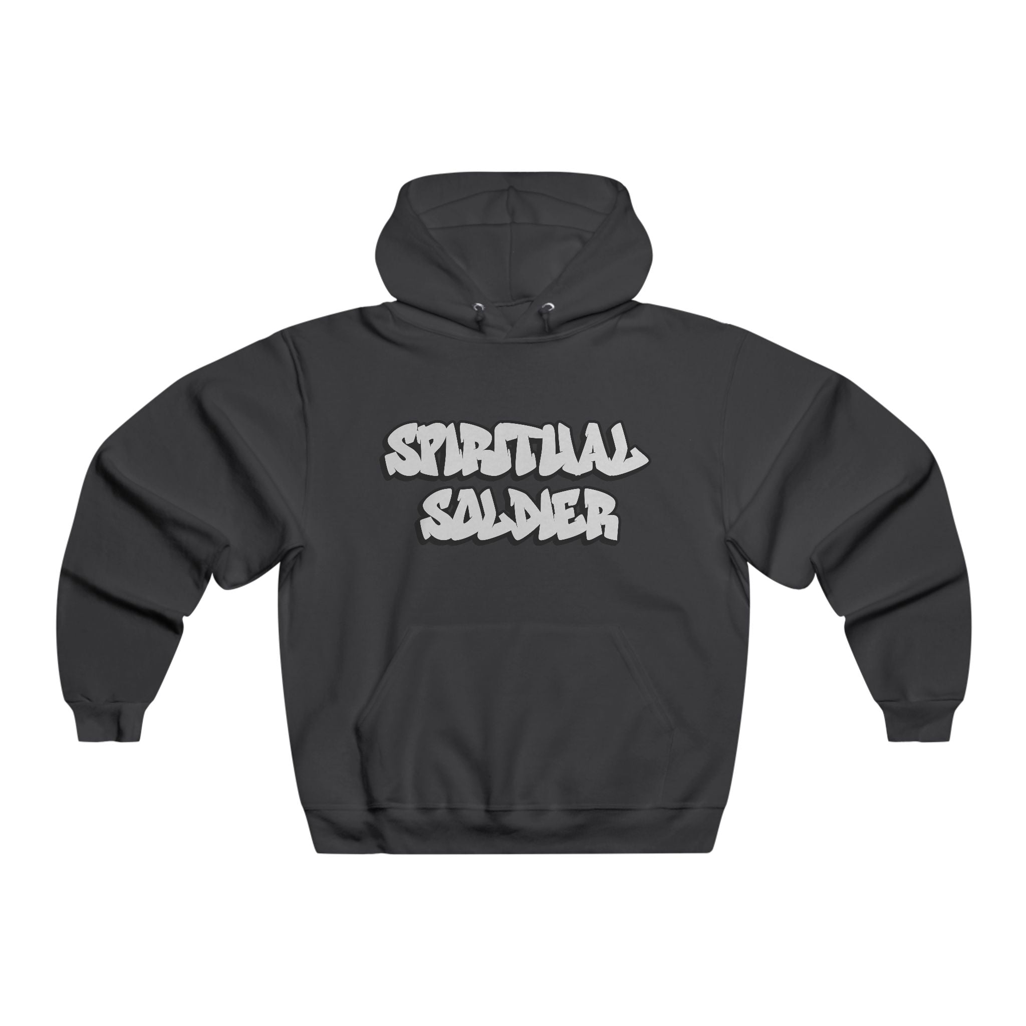 Spiritual Soldier 1 Men's Nublend Hooded Sweatshirt