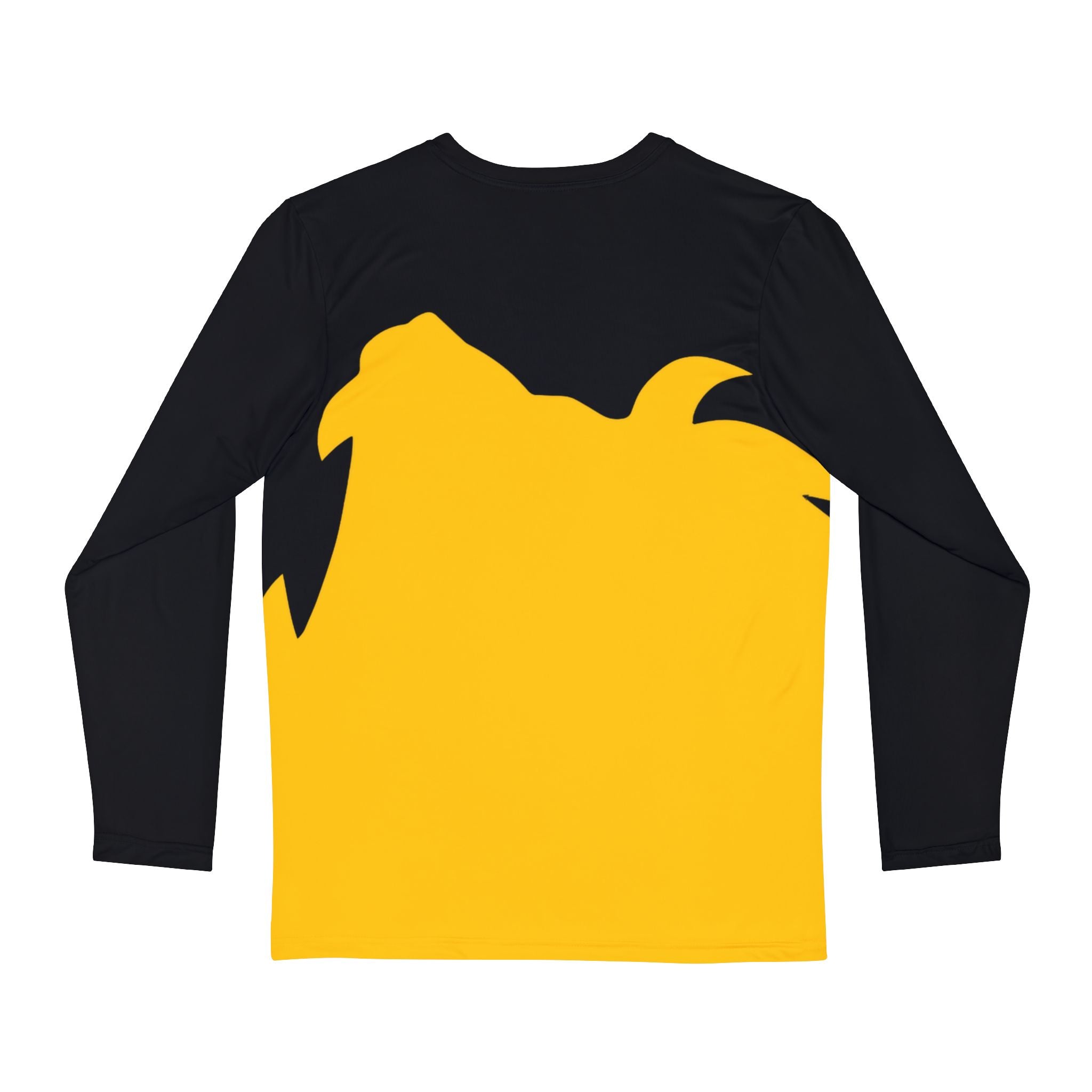 Gold Lion - Black Long Sleeve Shirt (AOP)