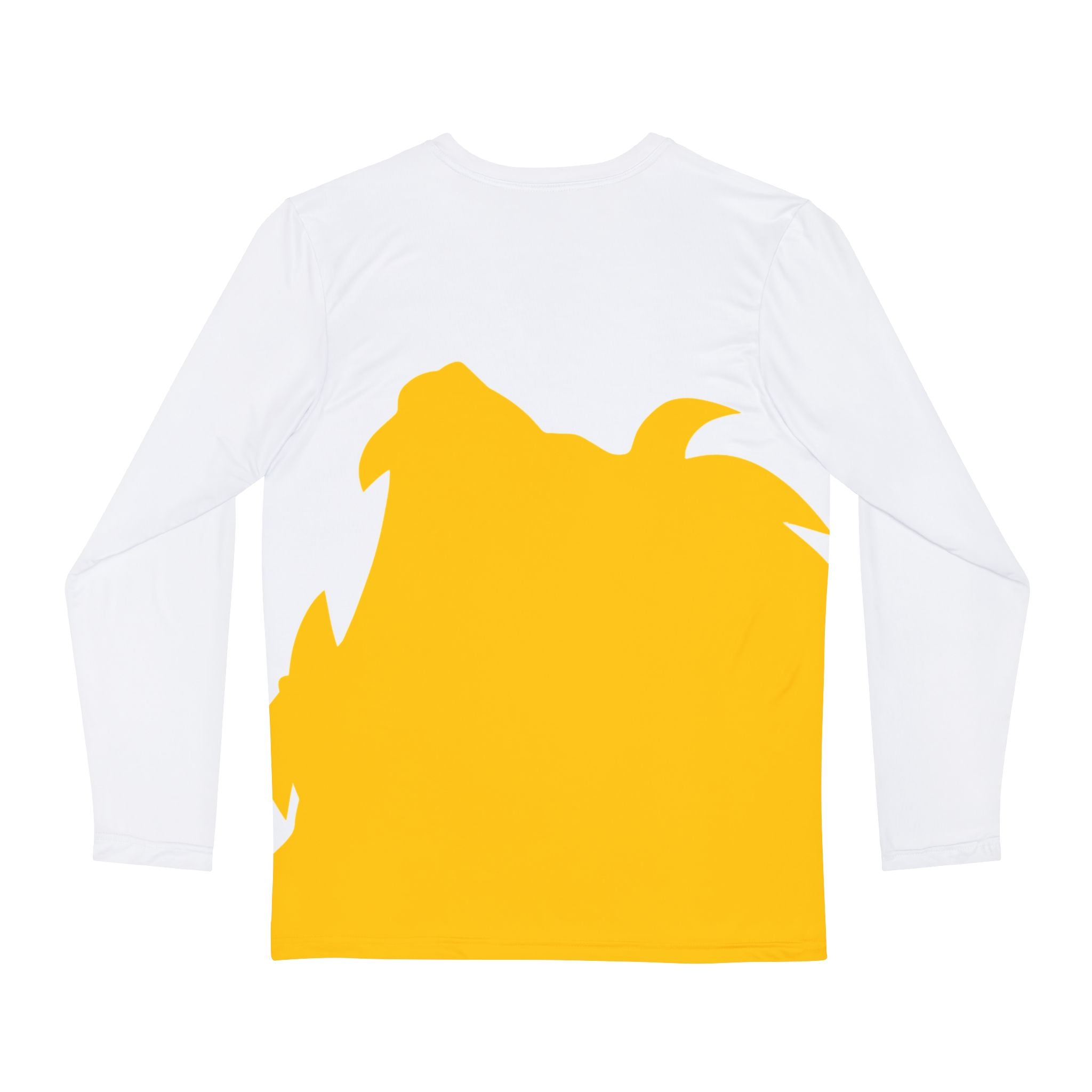 Gold Lion - White Long Sleeve Shirt (AOP)