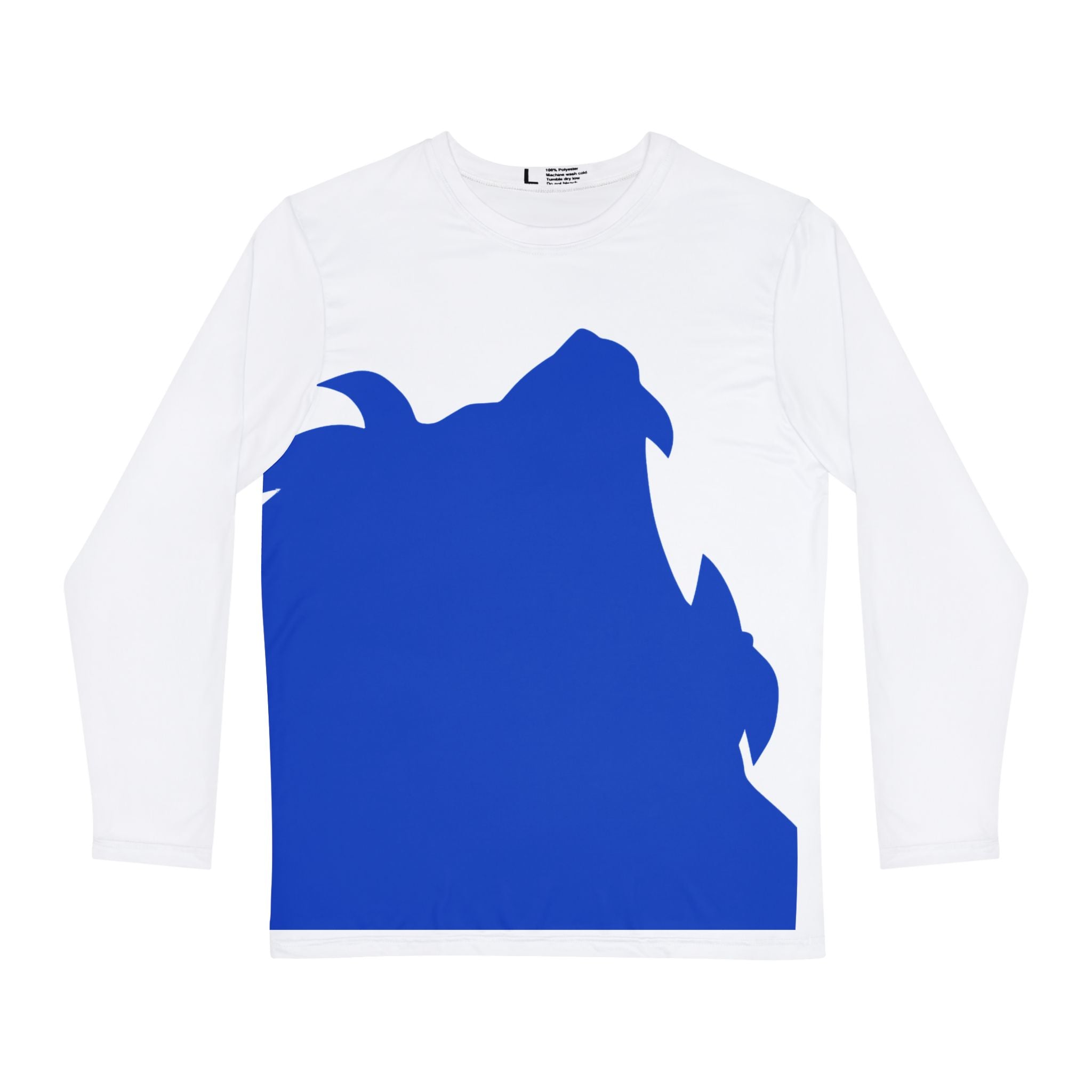 Blue Lion - White Long Sleeve Shirt (AOP)