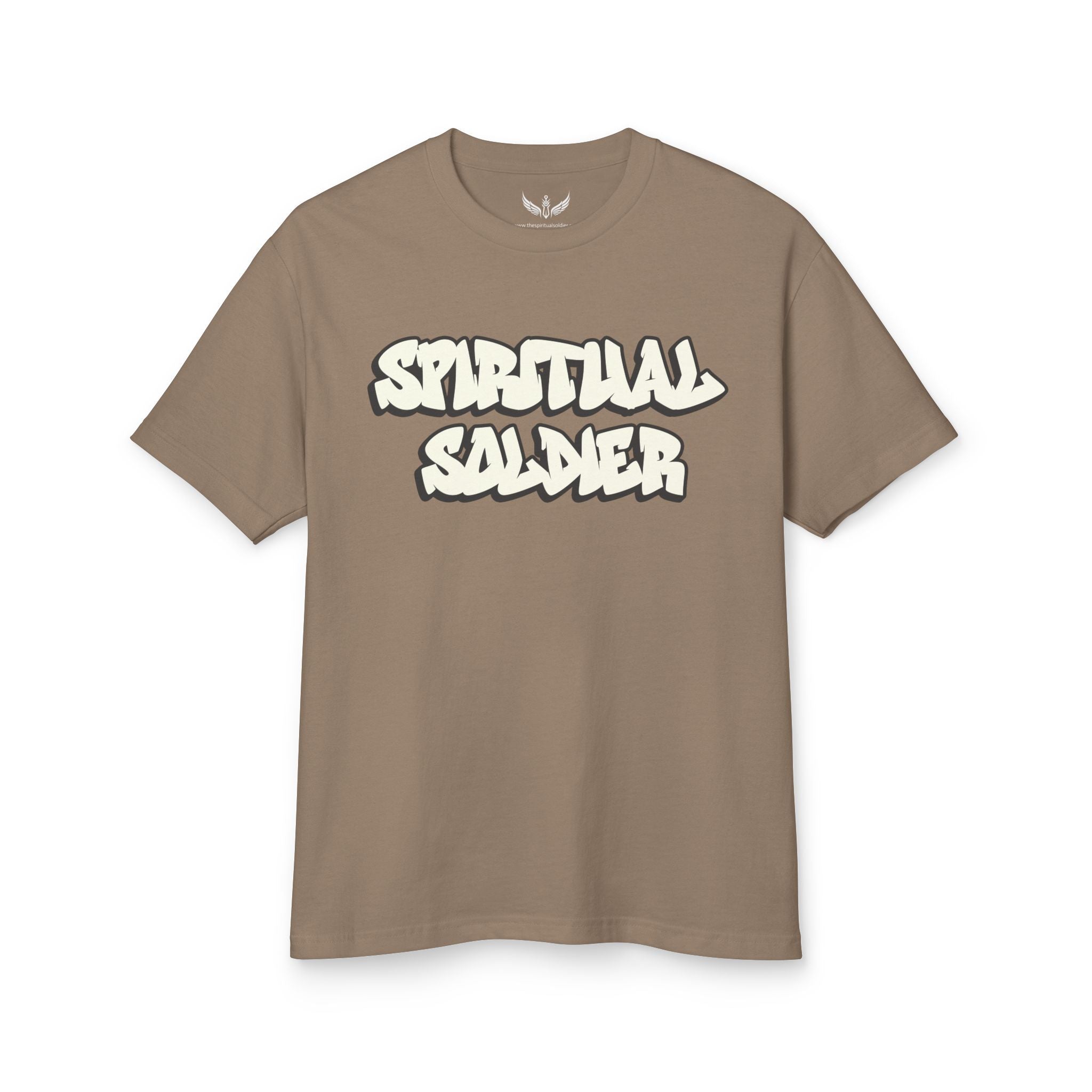 Spiritual Soldier 1 Unisex Garment Dyed Heavyweight Cotton Tee