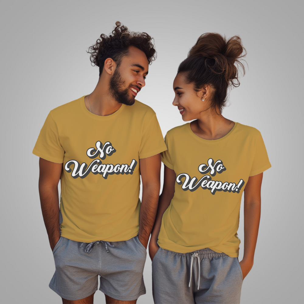 No Weapon 1 Unisex Garment Dyed Heavyweight Cotton Tee