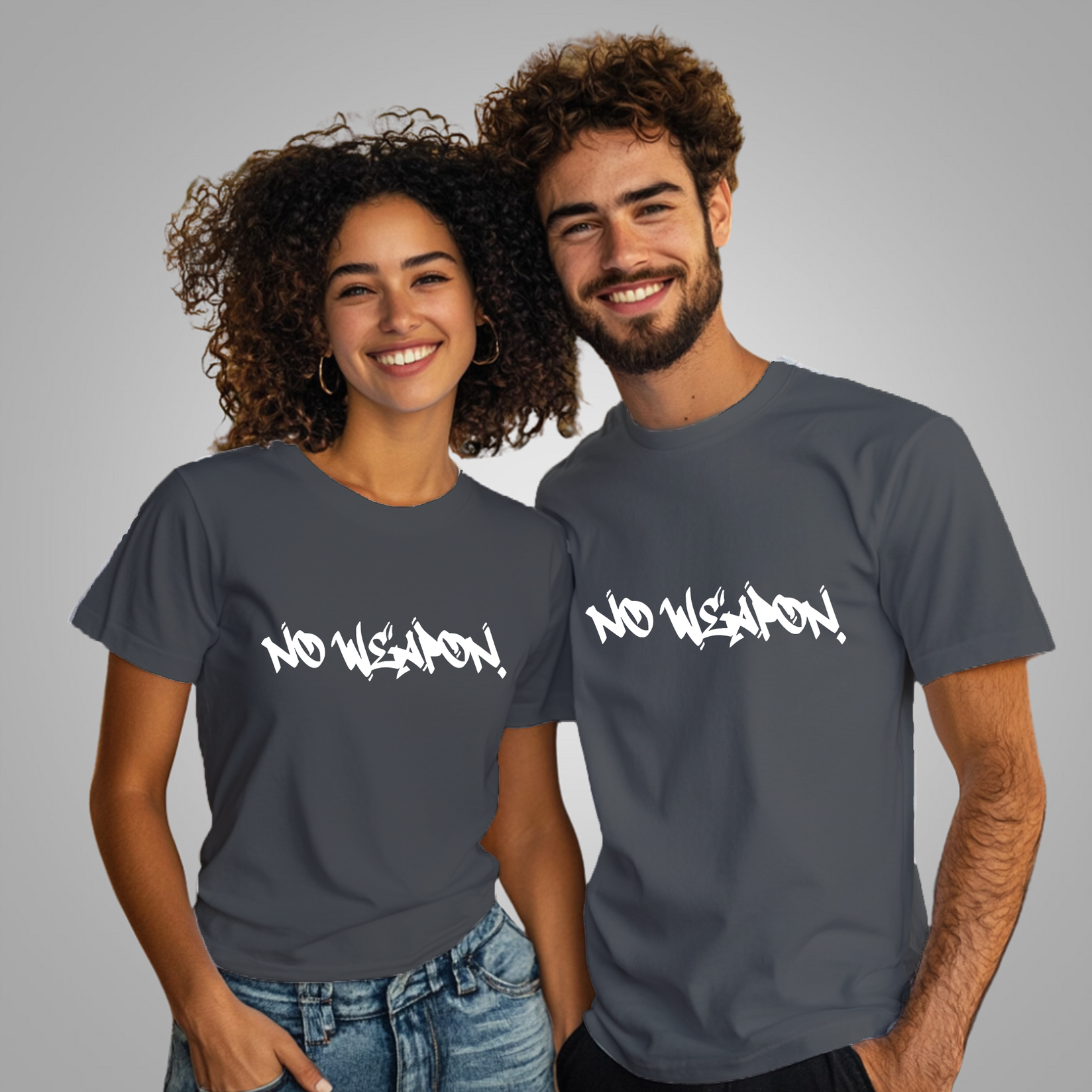 No Weapon 2 Unisex Garment Dyed Heavyweight Cotton Tee