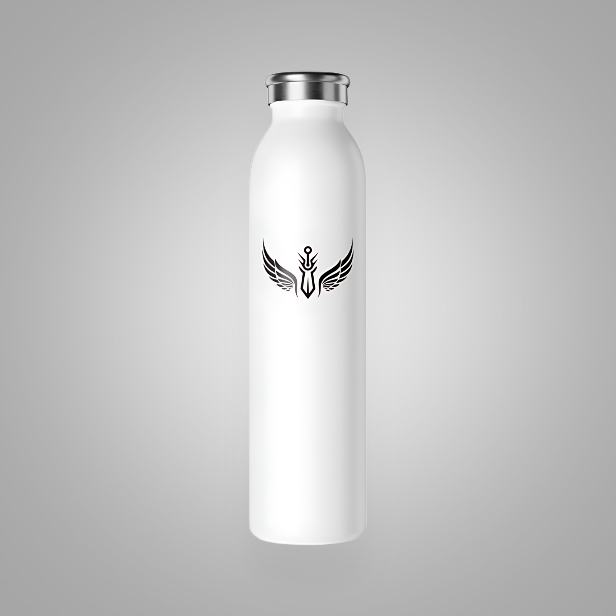 Spiritual Soldier - Logo Only 20oz Slim Water Bottle