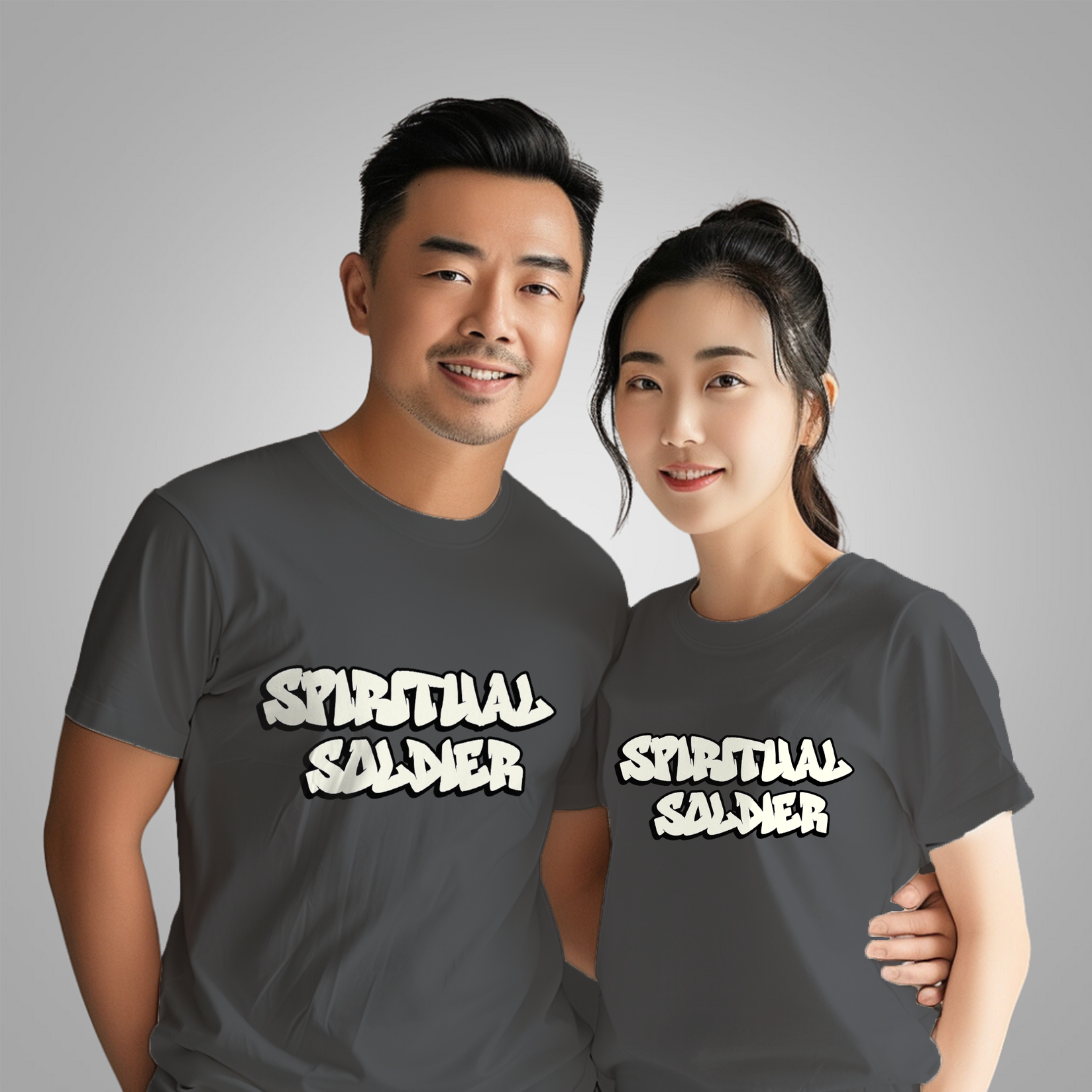 Spiritual Soldier 1 Unisex Garment Dyed Heavyweight Cotton Tee