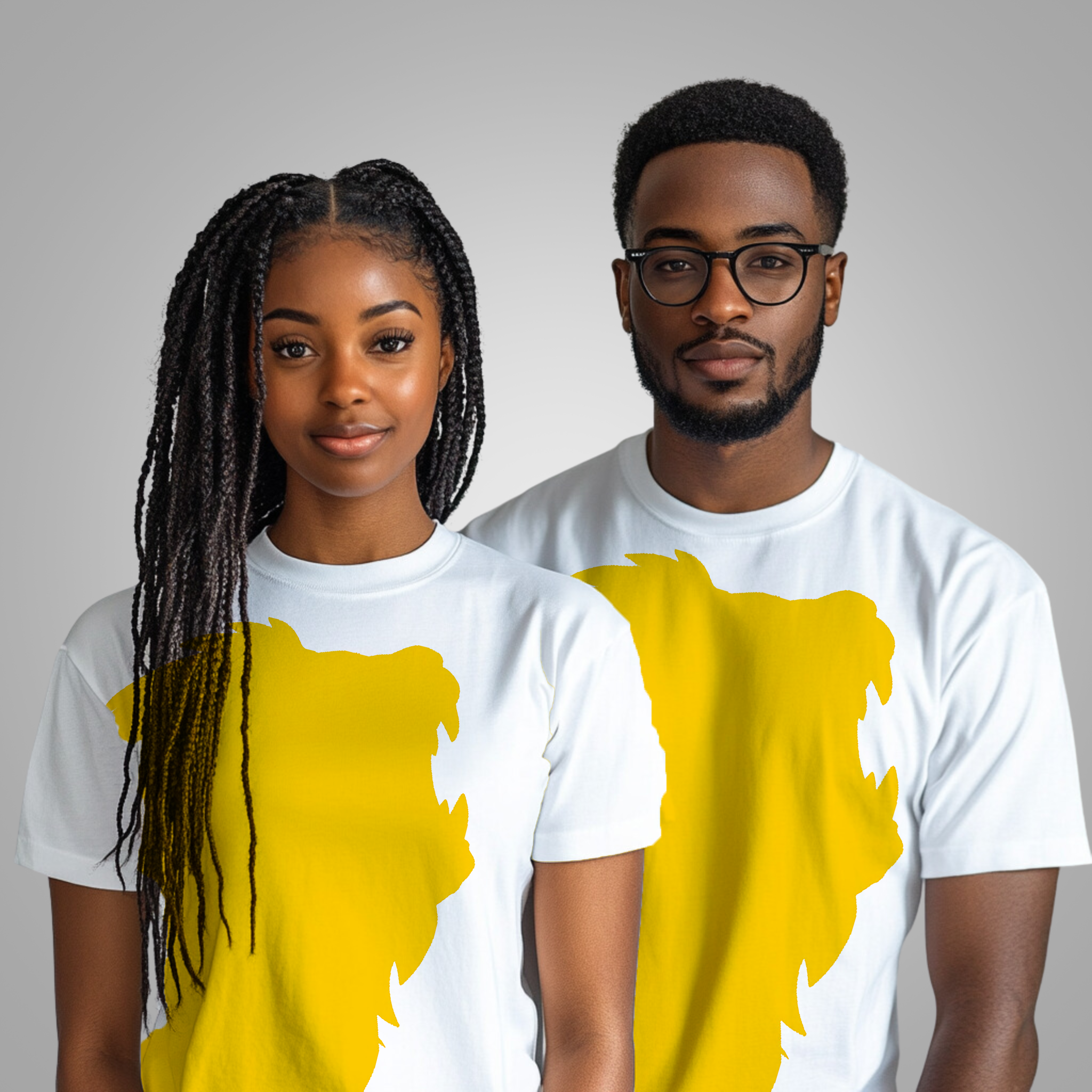 Yellow Lion Men's Sports Jersey (AOP)